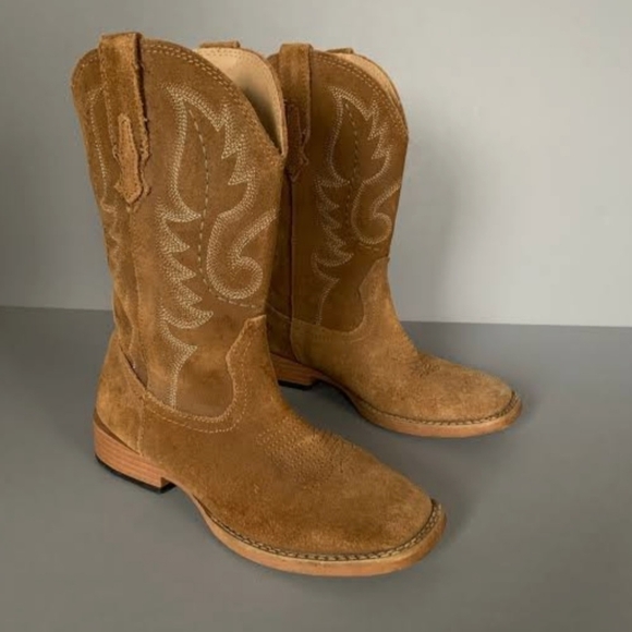 Roper Other - Roper Kids Cowboy Lrather Boots Size 3